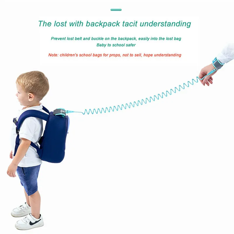 Kids Anti Lost Backpack Safety Harness Leash Strap Bag for Walking Toddler Baby by Leoie 