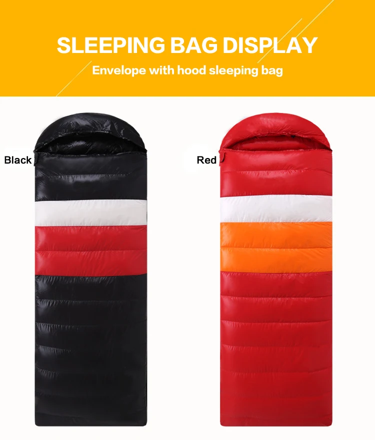 Double Sleeping Bag Outdoor Sleeping Bags Down Cold Weather Camping 1800g Duck Down Filler Buy