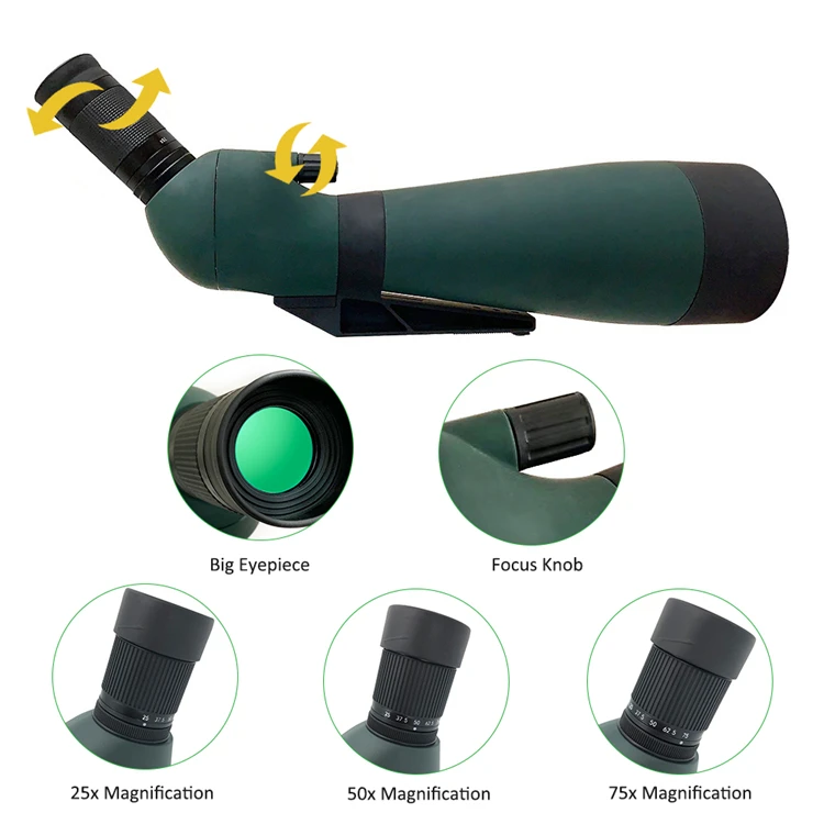 Hollyview Optimized Long Range Zoom Scope 2575x100 Optical Spotting