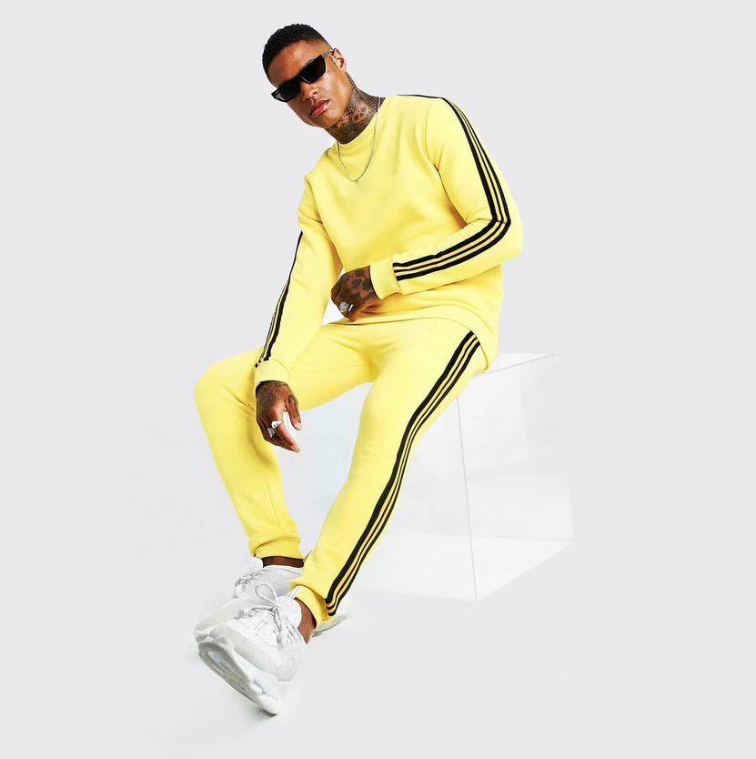 yellow nike sweatsuit mens