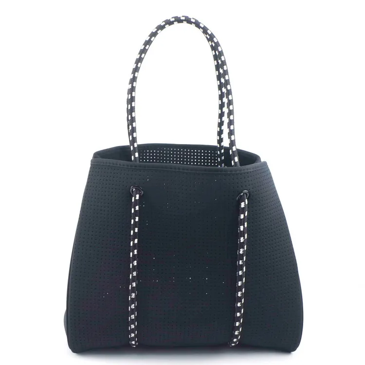 perforated neoprene tote bag