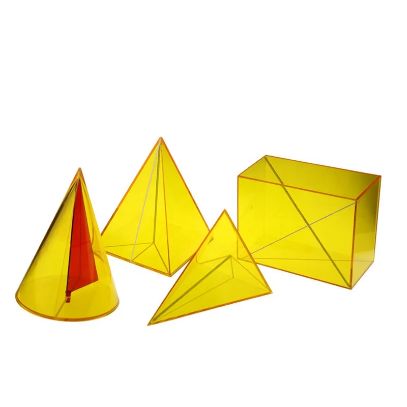 
Advanced ABS Teaching Toy Geometrical features set for learning maths Geometry tools 