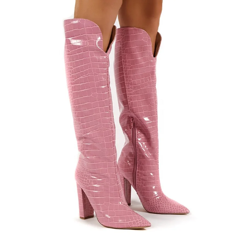 botas de tacon alto para mujer