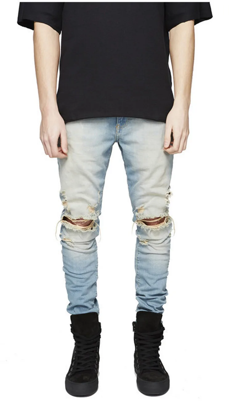 kanye ripped jeans