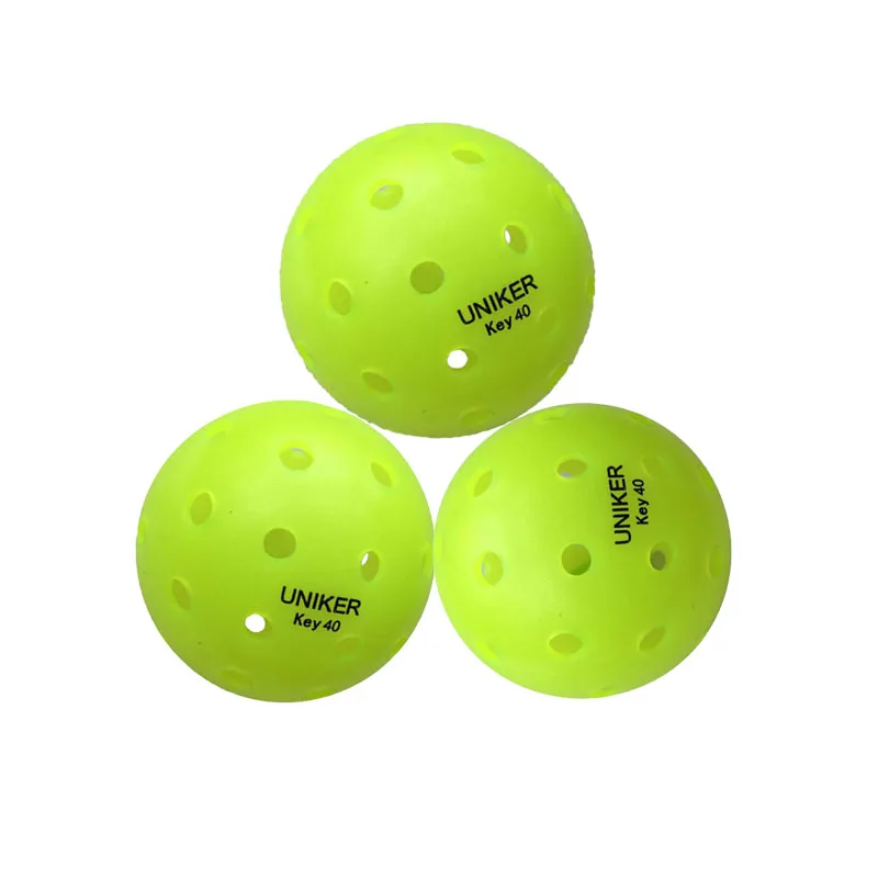 Pickleball Ball Set Outdoor Pickleball Balls Green Durable And