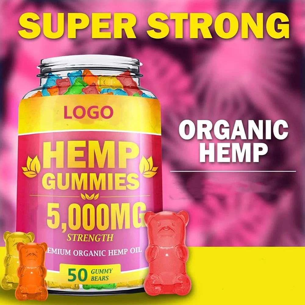 Premium Hemp Gummies 5000mg Organic Hemp Stress Relief Inflammation ...