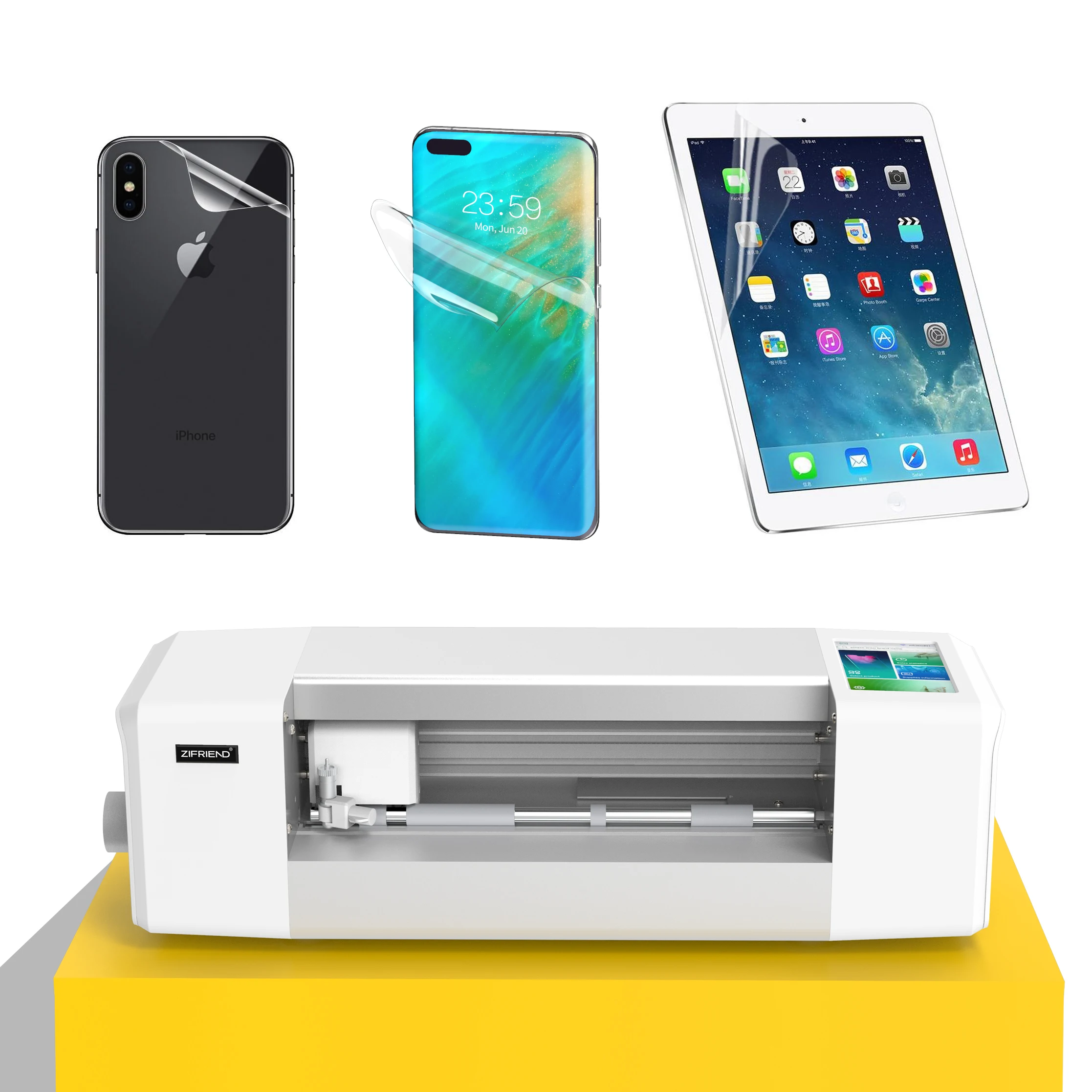 

New generation portable TPU film phone screen protector cutting machine for iPhone 12 11 Pro max Samsung HUAWEI Xiaomi Vivo OPPO