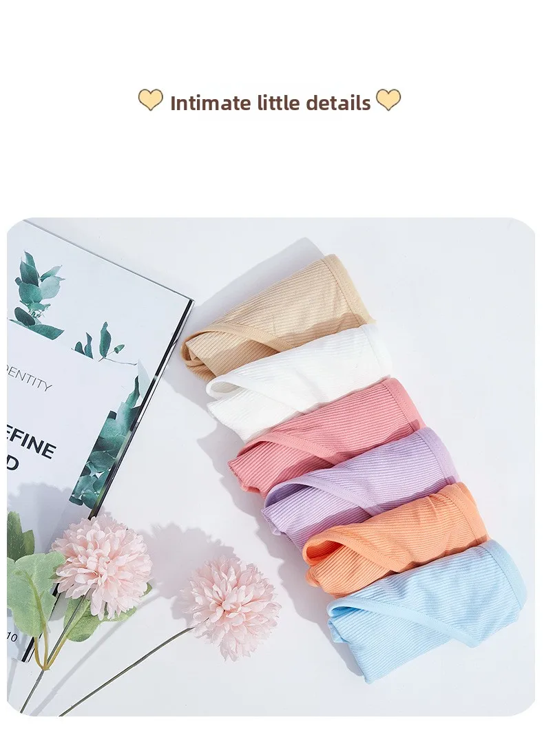 Wholesale New Arrival Cotton Women's Panties Breathable and Antibacterial Ladies Panties Women's Underwear Custom OEM Supplier