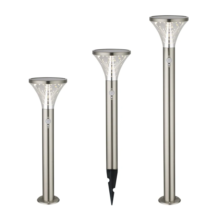 brimmel stainless steel energy saving ip44 waterproof high brightness solar stake light