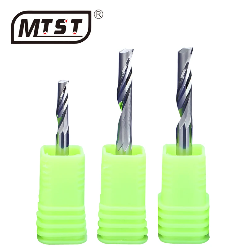 
3.175mm 1flute alu spiral bits end mill CNC soild carbide milling cutter tools for aluminium 