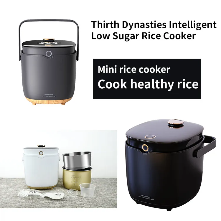 Josoo Small Low Carbo Desugar Rice Cooker,With Baking All In 1 Non