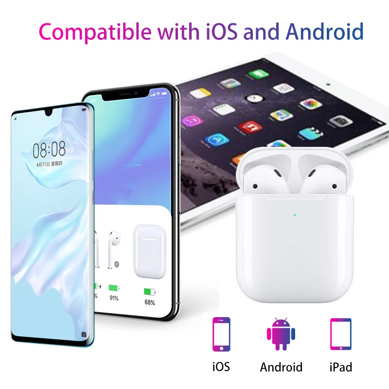 2019 New Arrival Wireless earpod II Bluetooth headset with charging case - ANKUX.COM