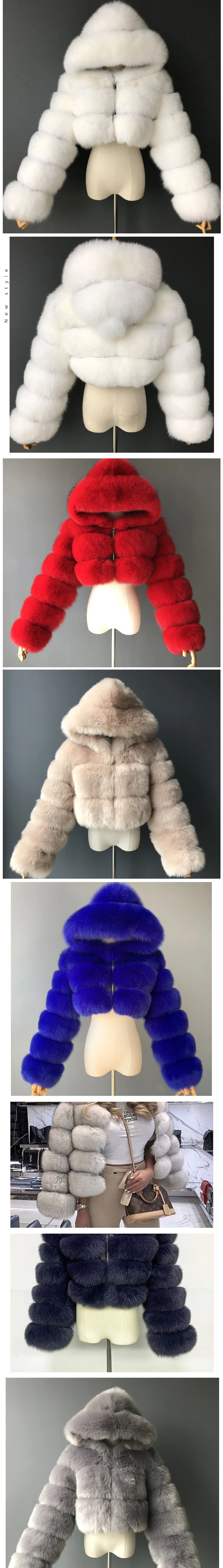 Winter Warm Women Faux Fur Coat ladies short jacket ladies fall leather fur coat fur women jackets