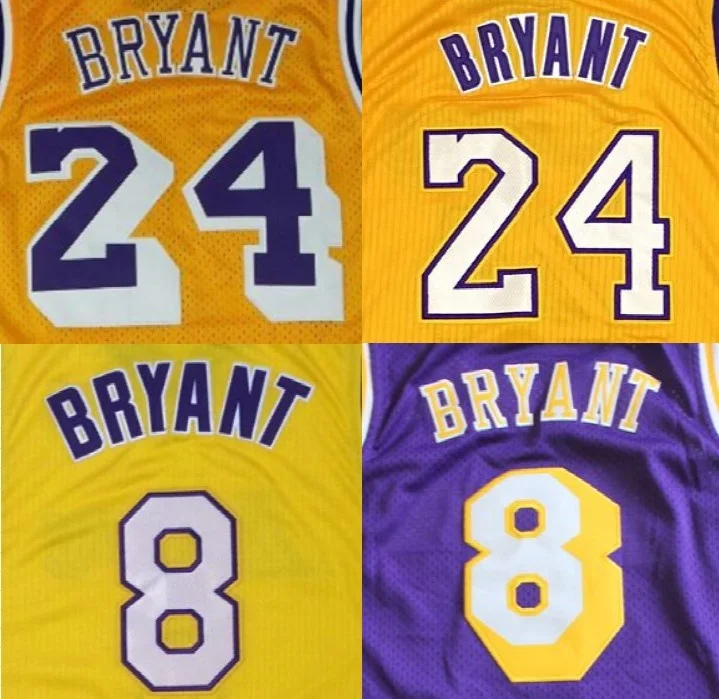 Customized Best Quality Stitched Kobe Bryant Jerseys