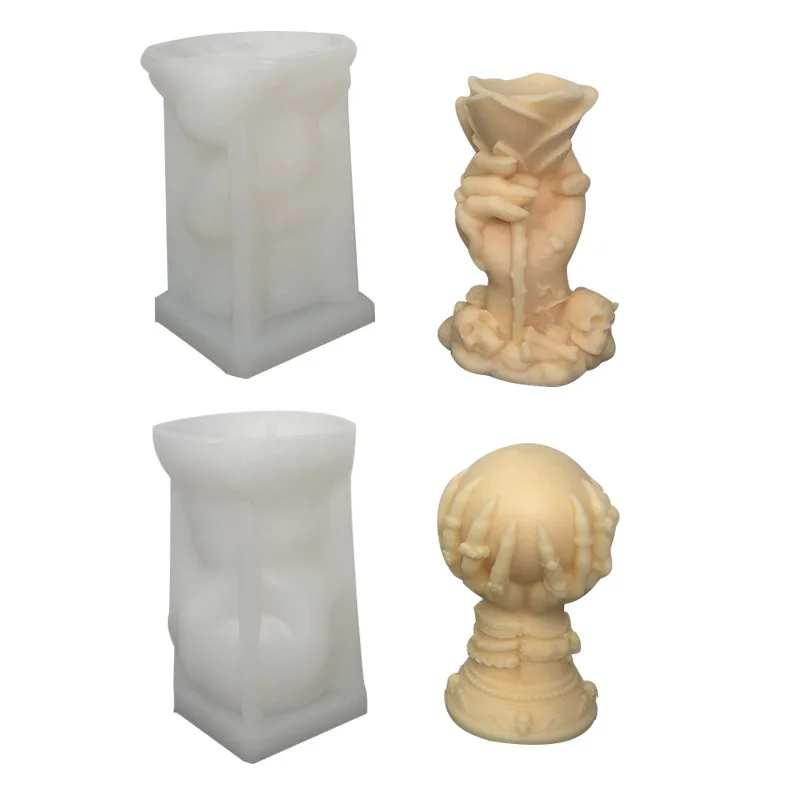 Gc Diy Scented Candle Moldes Para Velas Devil's Claw Candle Mould Rose