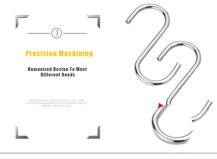 Customized Stainless Steel Wire Metal S Hanger Hook J Hook S Shape