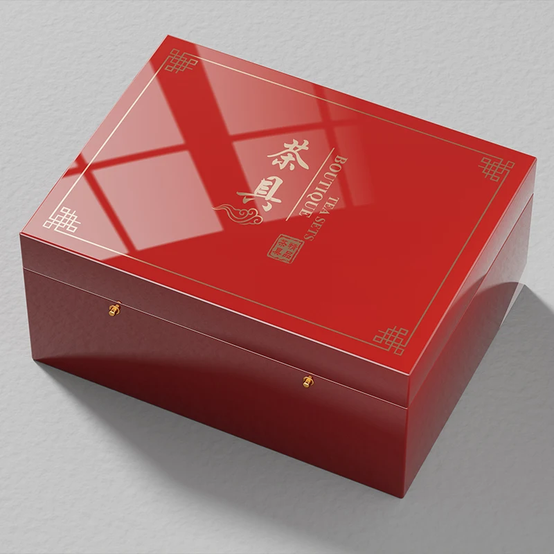 Luxury Tea Set Gift Box Packaging Cups & Saucers Tea Pot Packaging