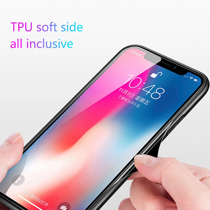 Fashion called flash glass phone case for iPhone 11/11pro/11promax tempered glass hard shell back cover for iPhone X/XSMAX