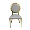 Factory dining room banquet Beautiful wedding chairs event with round acrylic back