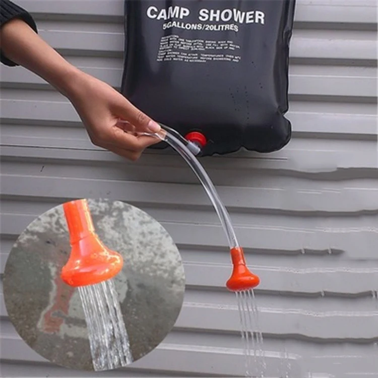 Portable 20L Foldable PVC Water Storage Camping Shower Bags Outdoor Solar Shower Bag