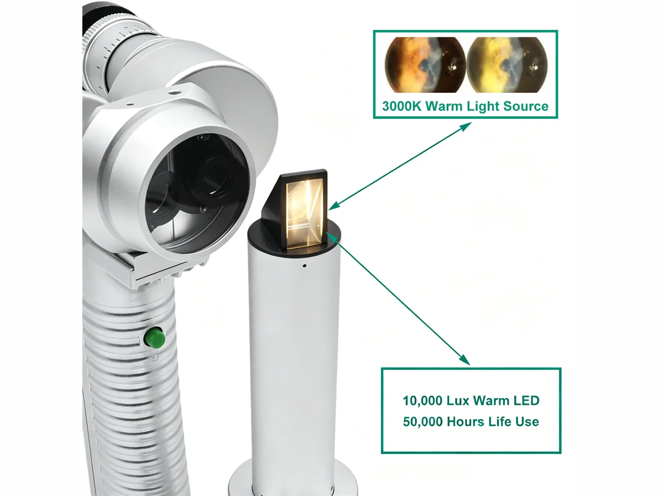Wholesale HSL-3 Portable Handheld Binocular Slit Lamp Cost-effective Ophthalmology Equipment for Optical Shop & Eye Hospital