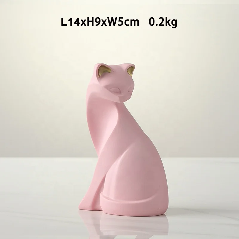 Enchanting Cat Nordic Style Home Decoration Wine Living Room Decoration Buy Resin