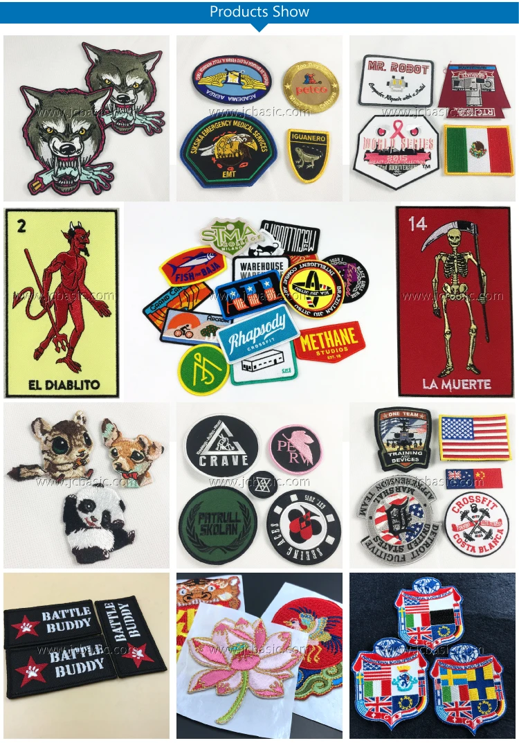 OEM Custom Iron Embroidery Patch,Embroidered Patch Factory Designer Patches For Jeans