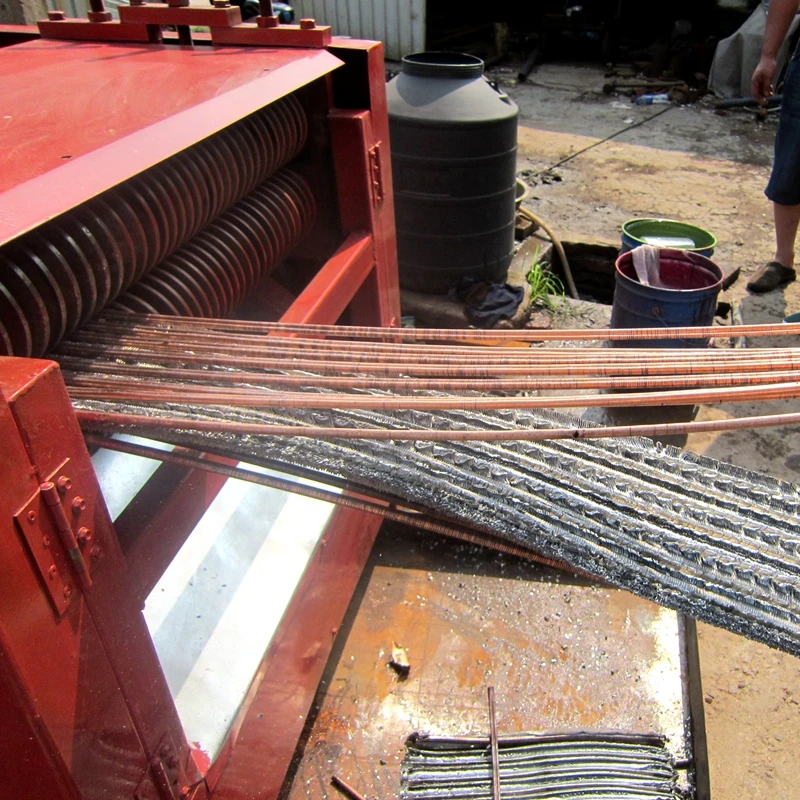 waste radiator cutting separating machine