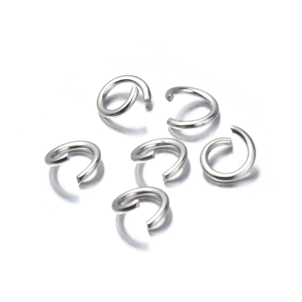 Stainless Steel Key Chain Ring Connector jewellery Findings DIY 1000pcs