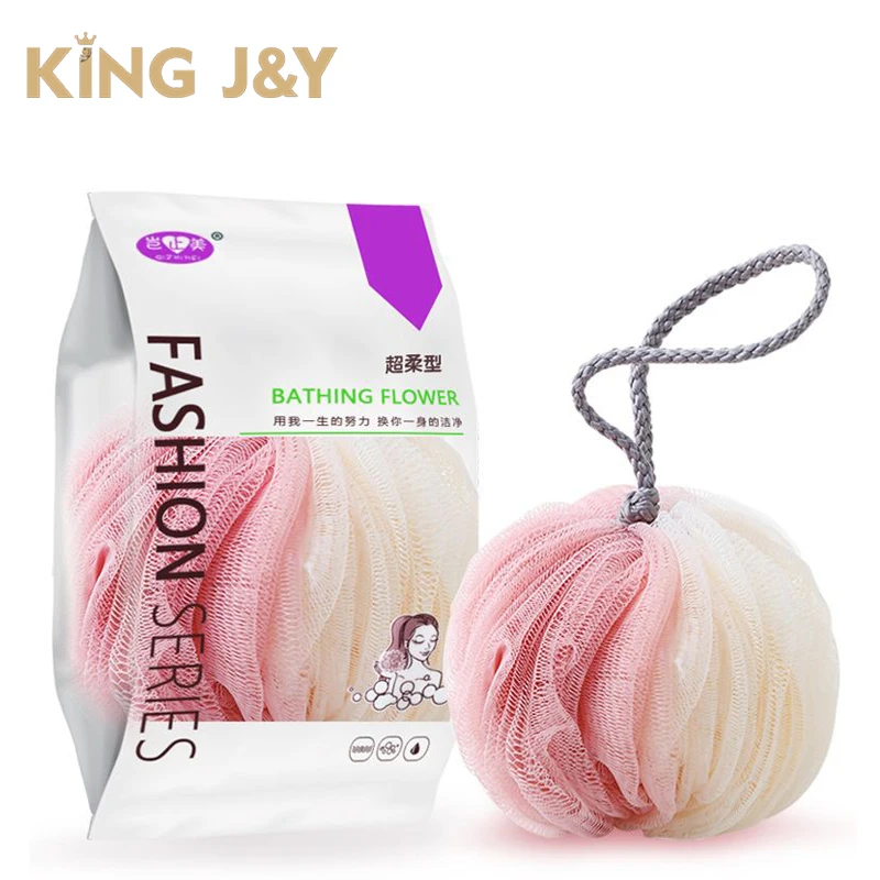 Eco Friendly Pink Bath Sponge Loofah For Shower For Girl,With Logo