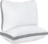 Wholesale Amazon High Quality Throw Bed Support Pillows Side Back Sleepers Blue Gusset Queen Size