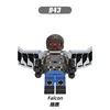 Action Figures Super heroes Falcon Vision Winter Soldier War Machine Building Blocks Children mini toys X0217