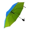 Auto open two layer uv protection promotion 2 folding umbrella