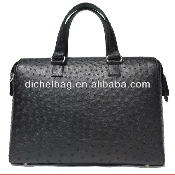 Luxury Quality Men's Exotic Ostrich Skin Briefcase Buy Real Ostrich