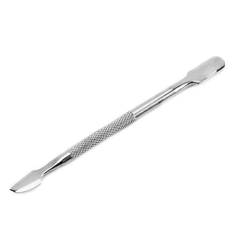 product factory direct cheap pink nail cuticle pusher manicure tool with stainless steel various nail colors-2