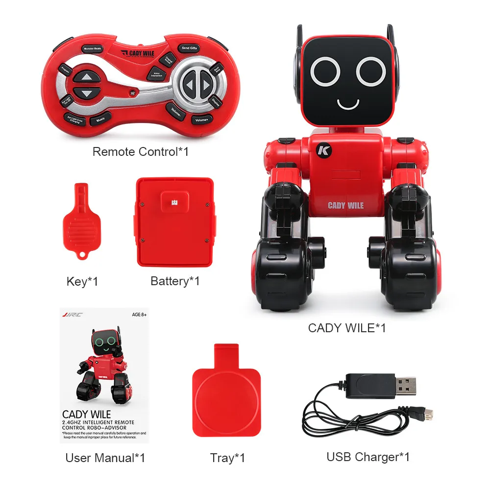 jjjrc r4ロボットおもちゃk10 cady wileジェスチャーコントロール