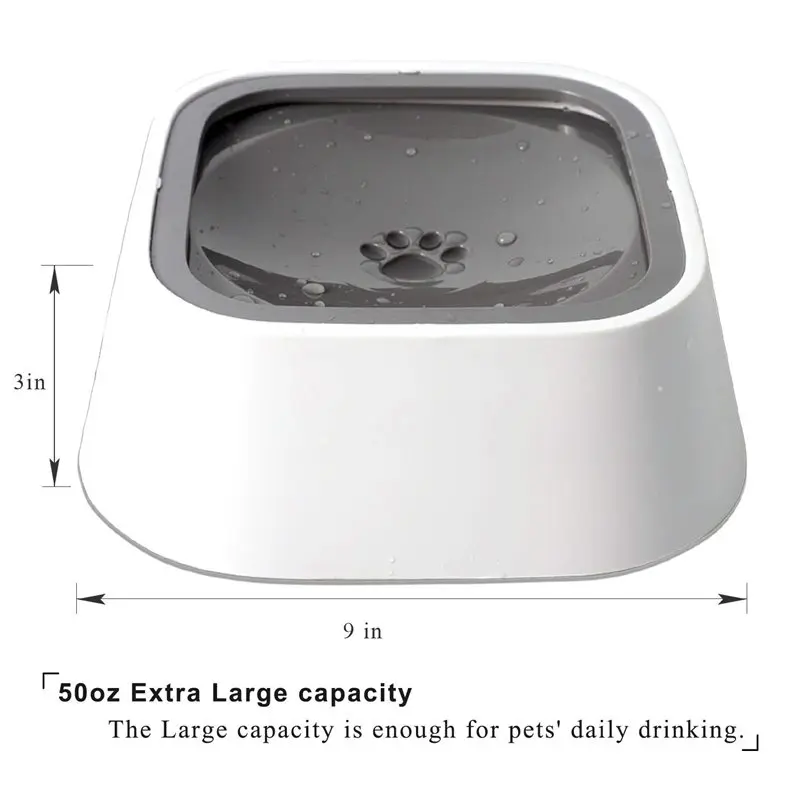 Pet Accessories Durable Portable Travel Dog Water Drinking Dispenser Bowl Bottle for sloppy drinkers