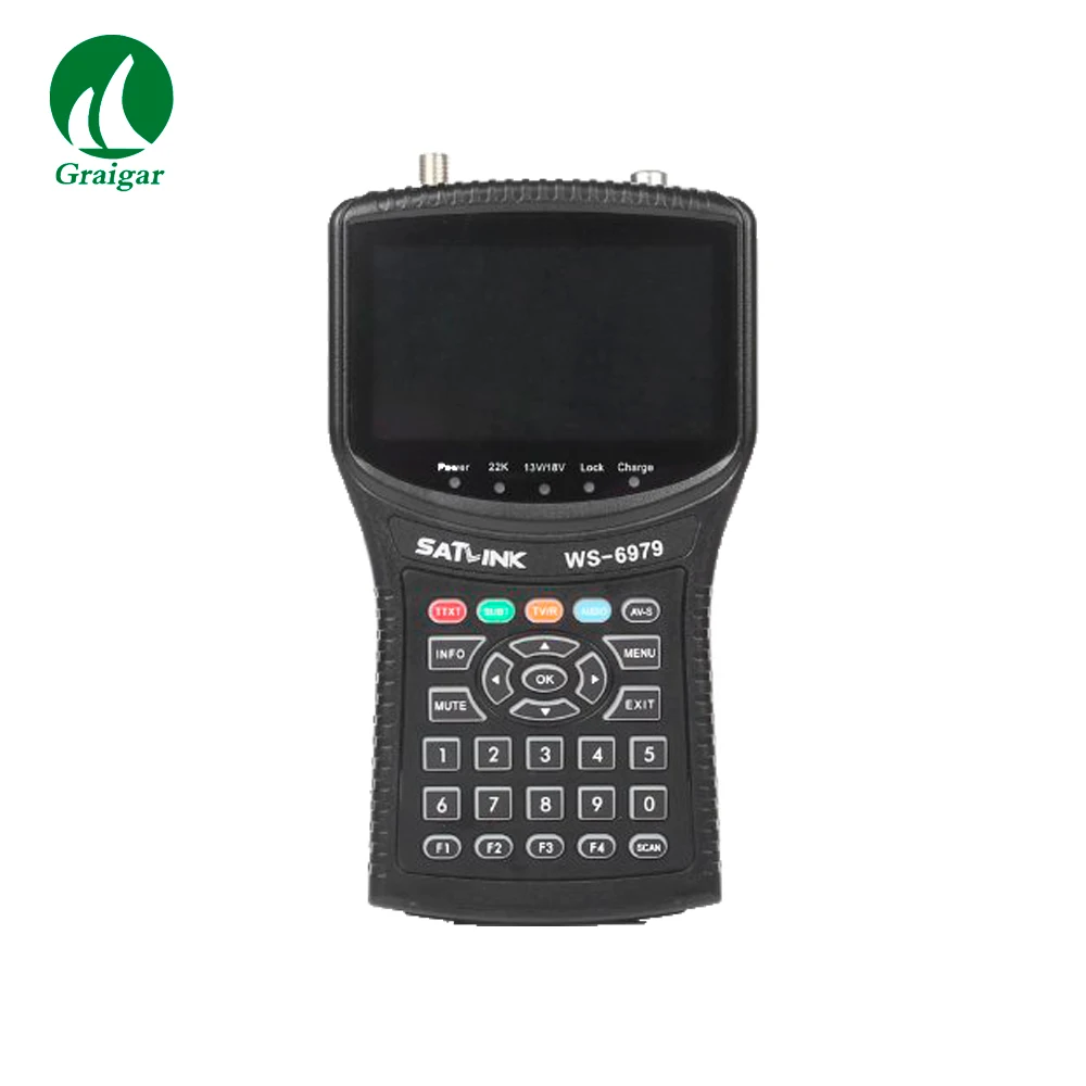 Satlink Ws6979 Satellite Meter Finder Dvbs2&dvbt2 Mpeg4 Hd Combo