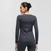 Wholesale Oem Fitness Spandex Slim Dri Fit Long Sleeve Sports Shirts Women