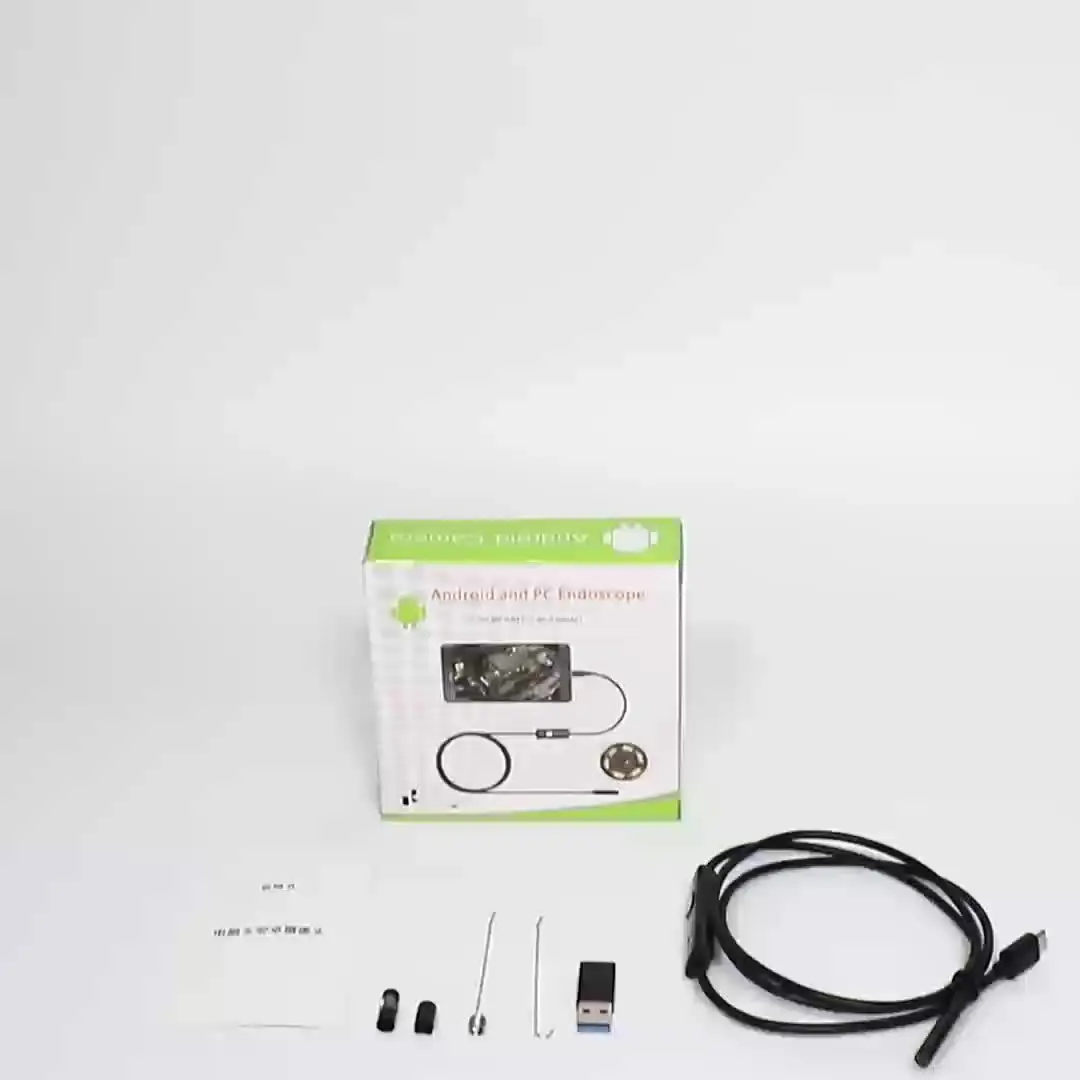 Caméra Endoscope Avec Lumière, Caméra D'inspection, Caméra Serpent Avec