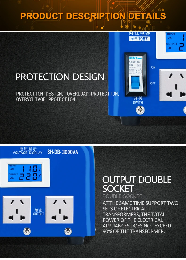 Se Puede Conectar Un Aparato De 110v A 220v Shunhong-transformador De Aumento De 3000w,Convertidor De Voltaje De  Frecuencia De Tipo Seco De 110v A 220v,3000va,3kw,Industrial De Alta  Calidad - Buy 3000w Step Up Transformer,3000w Voltage Converter 110v To 220v,3000w  Transformer 110v