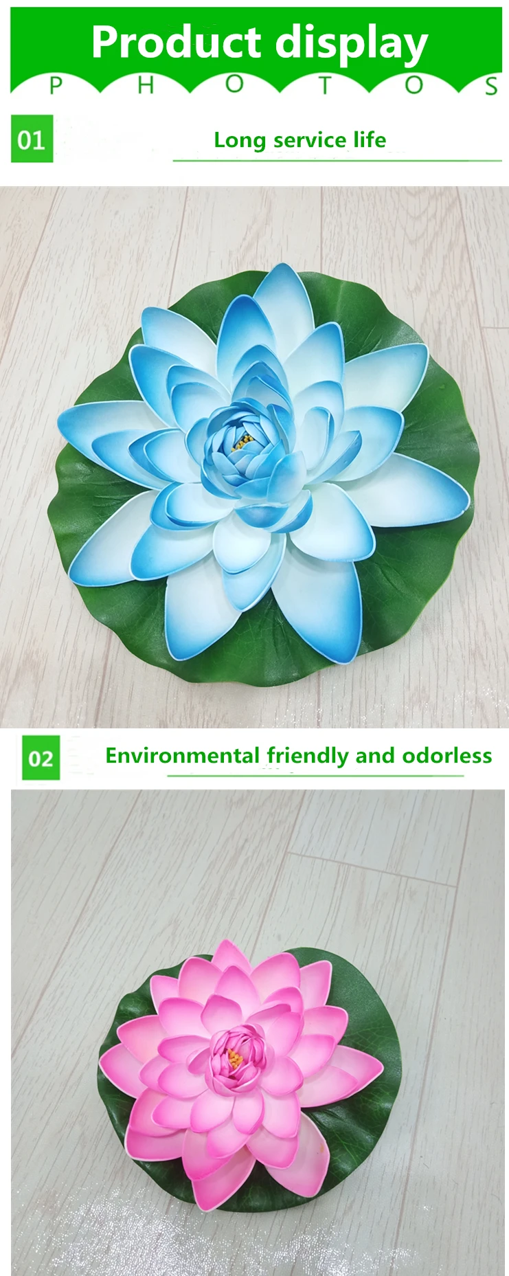 Cheap Plastic Simulation Decorative Artificial Lotus Flower Buy