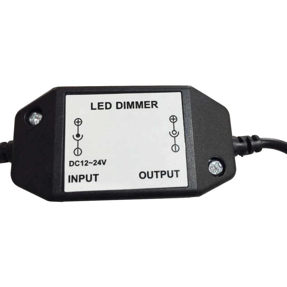 3528 5050 5730 5630单色条形灯dc 12v 24v的发光二极管调光器开关亮度调节控