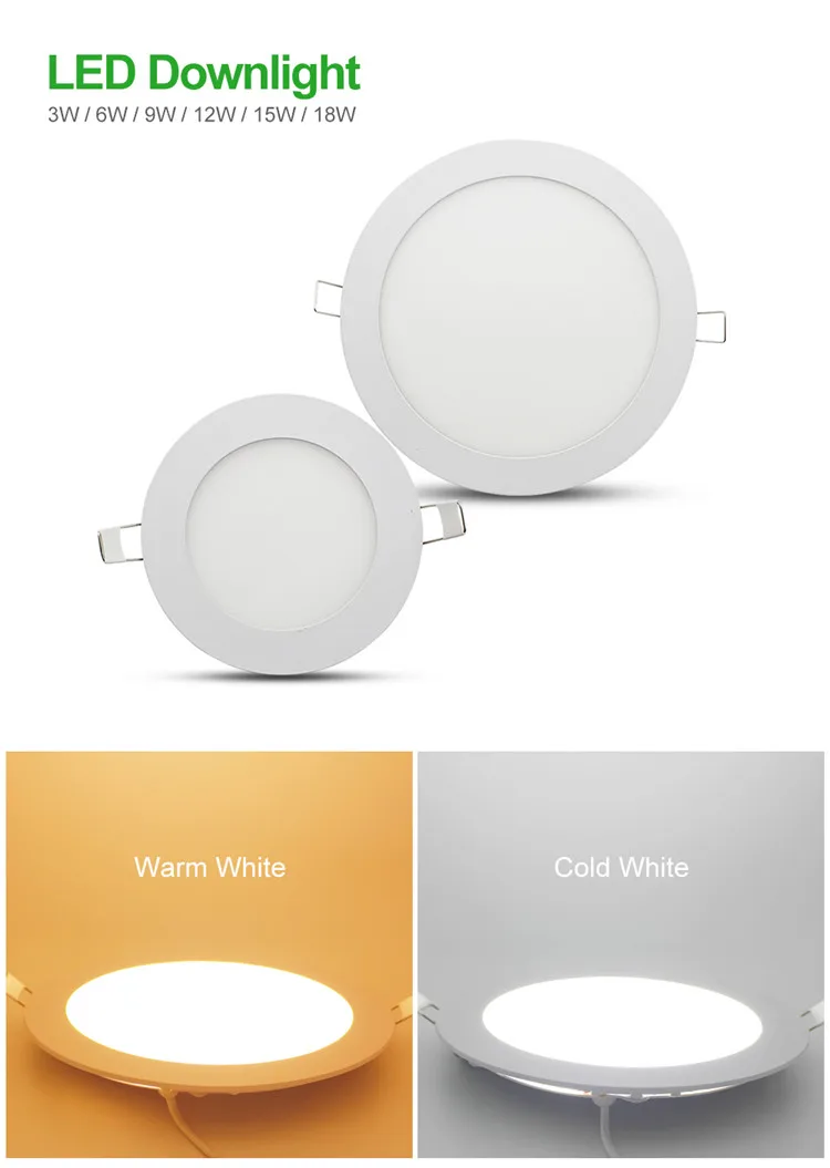 Ultra Thin Ceiling Led Panel Light 6 Inch