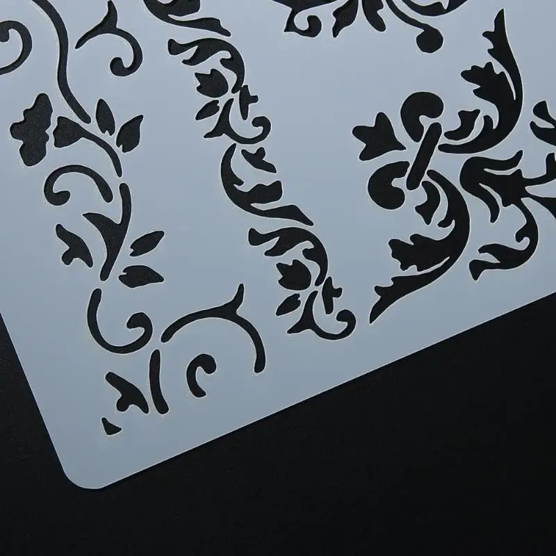 Hollow Lase Stencils for DIY Scrapbooking Photo Album Journal Painting Template Pochoir Walls Arts and Crafts Drawing Tool