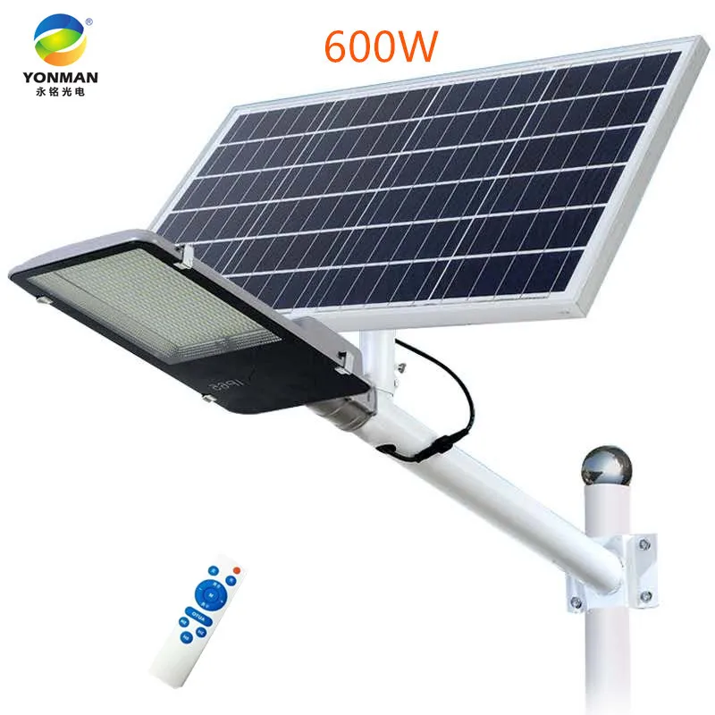 Factory price 600W Die-cast aluminum ip65 motion sensor led solar road light street light