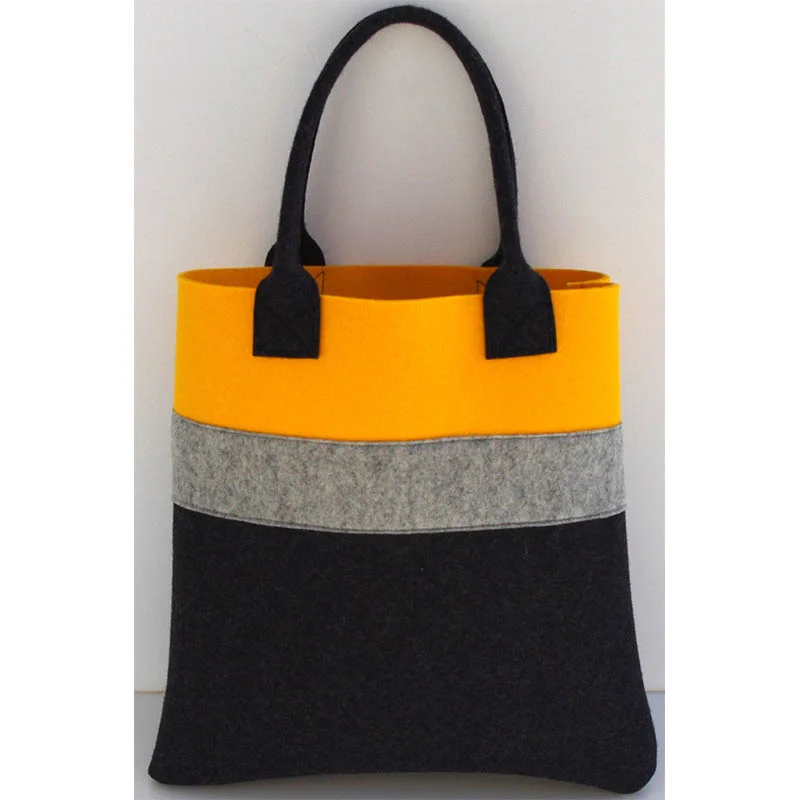 wholesale from factory felt shopping bags with logos