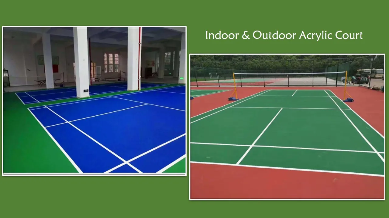 Alture Outdoor Basketball Epoxy Electroluminescent Coating Elastic