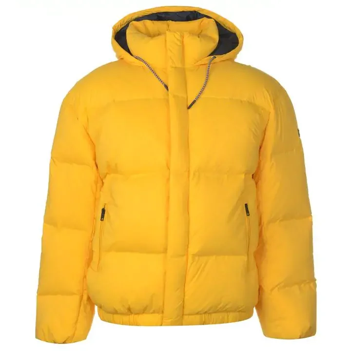 男士超大新款时尚风格纯色冬季户外外套羽绒服