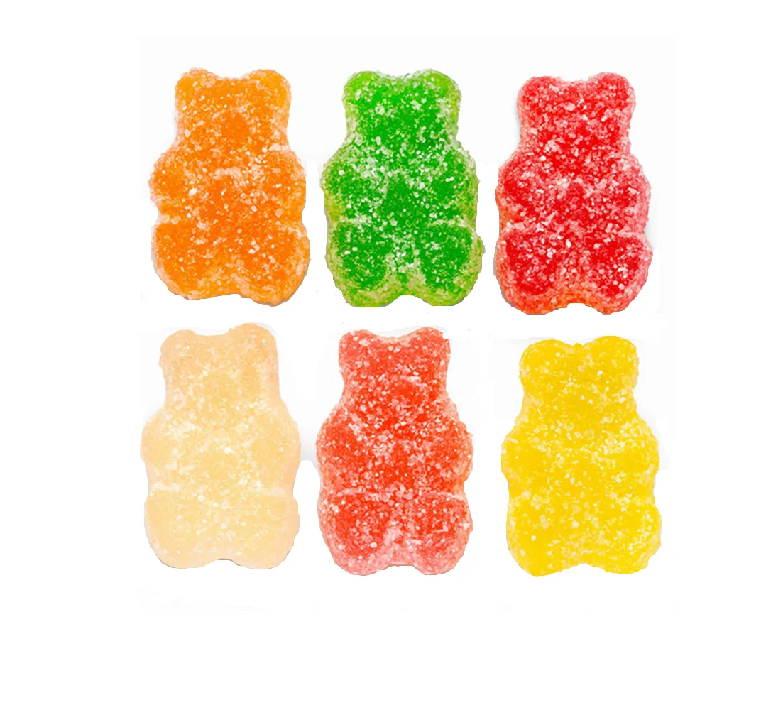 Oem Sour Powder Candy Fruit Sugar Bear Shaped Gummy Vitamins With